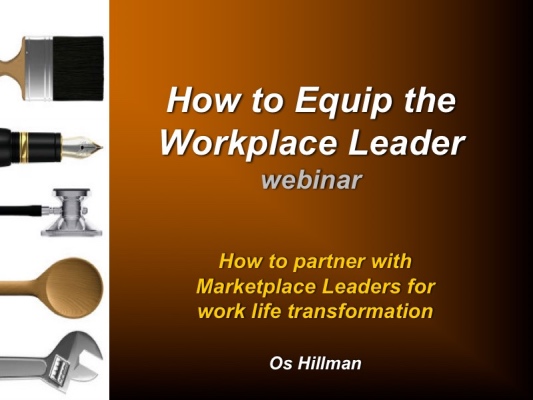 How to Equip the Workplace Leader Webinar